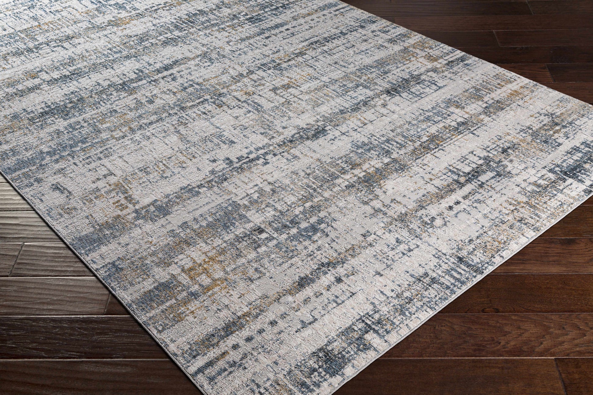 Hughesdale Distorted Lines Luxe Area Rug-3