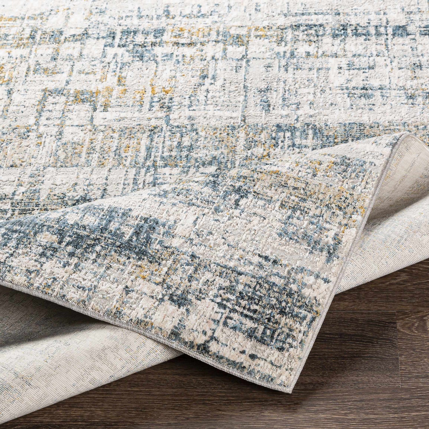 Hughesdale Distorted Lines Luxe Area Rug-4