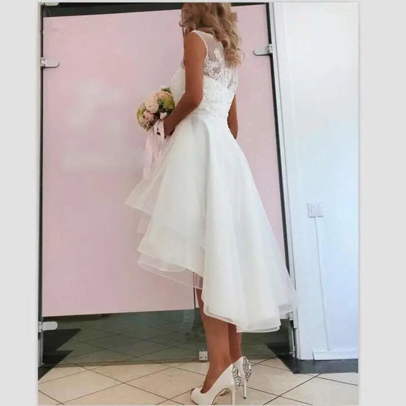 High Low Lace Style Wedding Dress