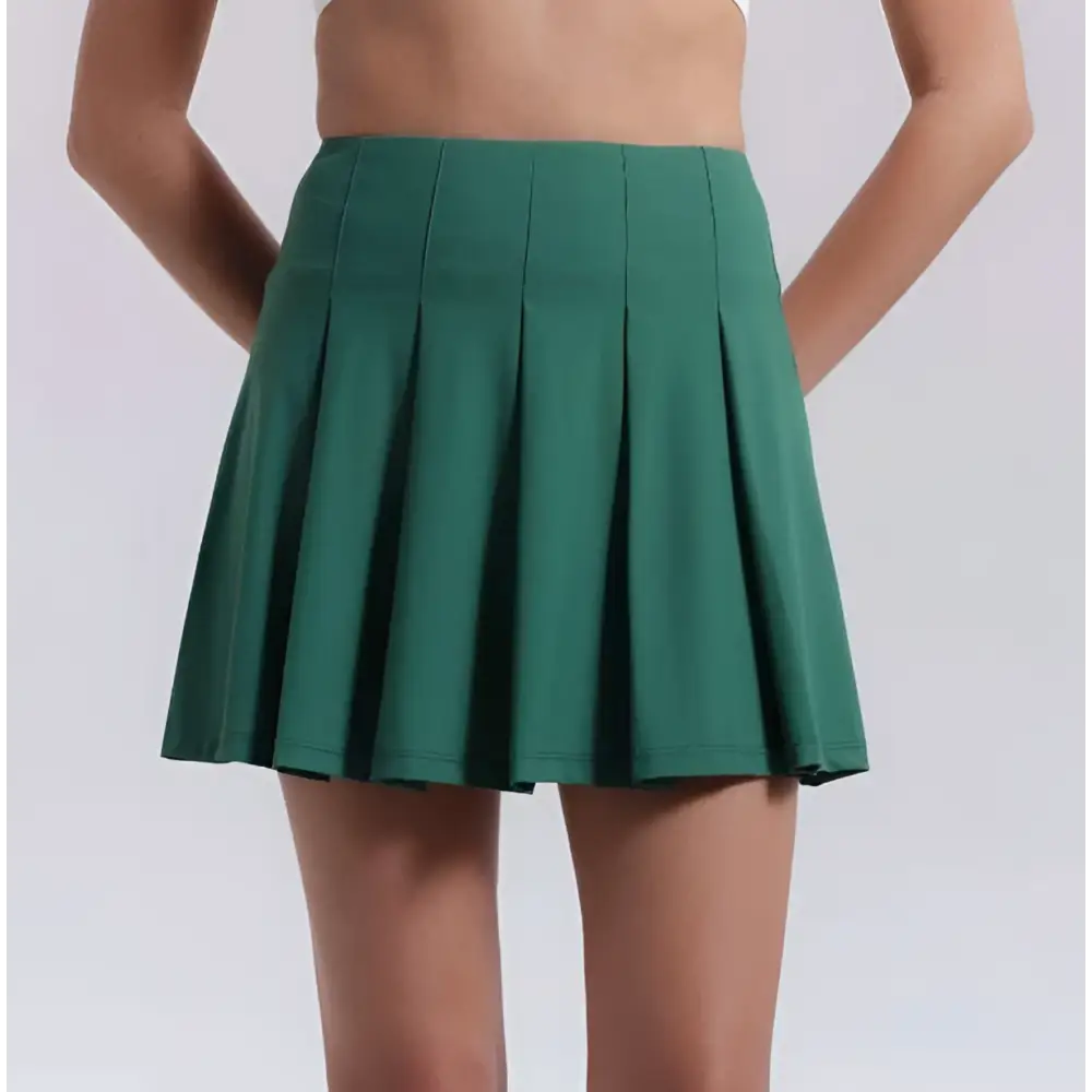 High Waist Fitness Yoga Exercise Pleated Skirt