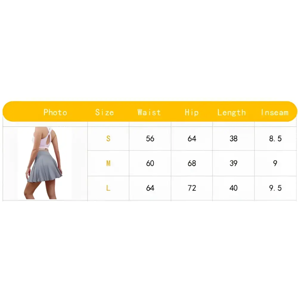High Waisted Womens Tennis Skirt with Pockets