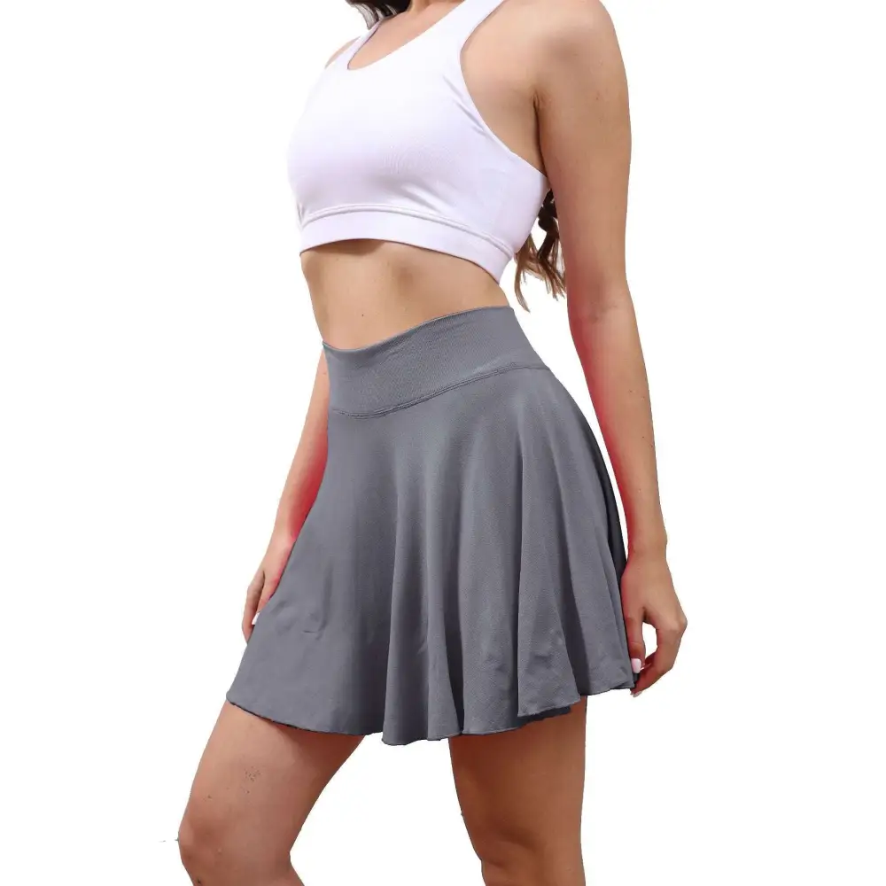 High Waisted Womens Tennis Skirt with Pockets