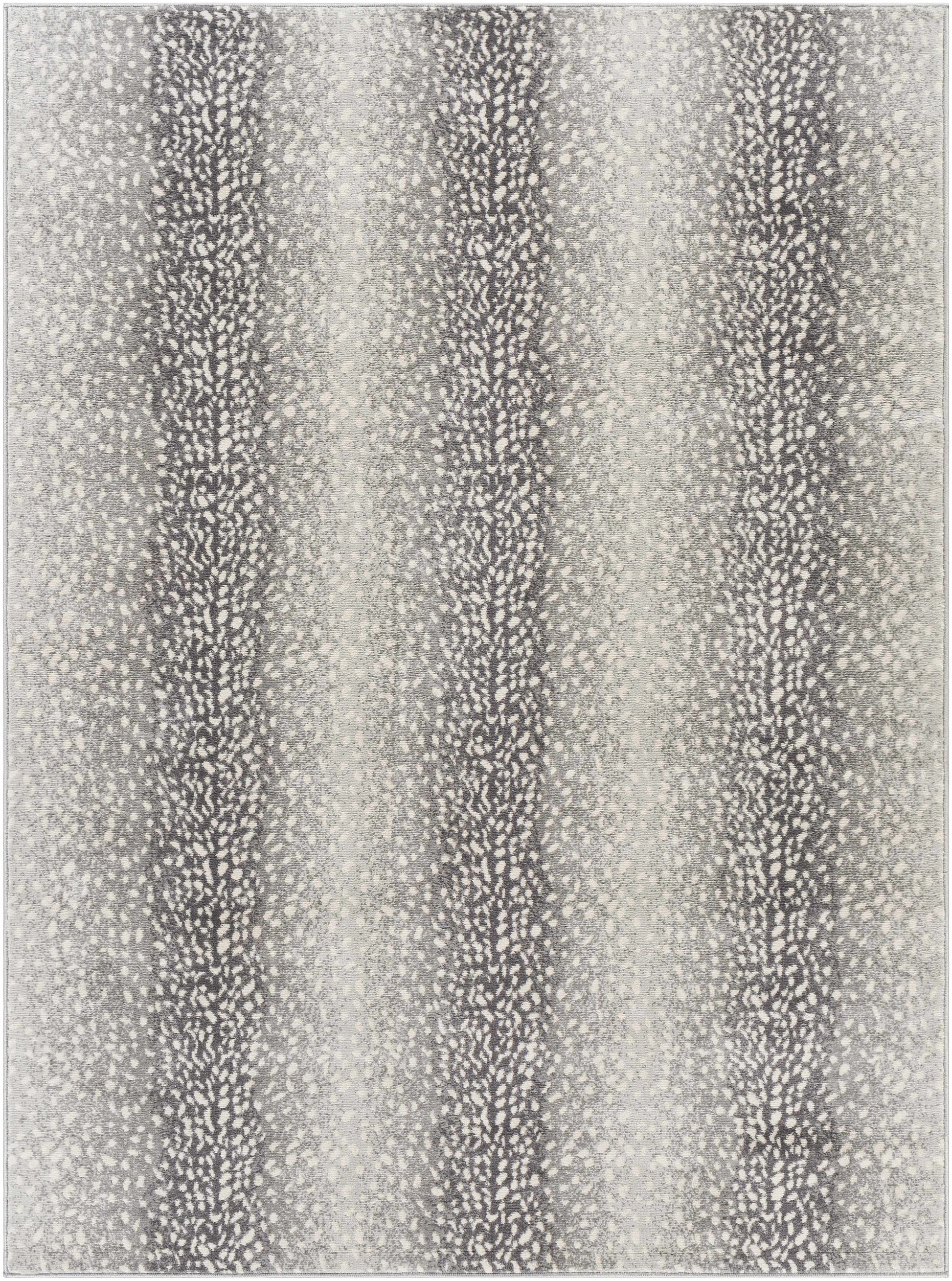 Pointblank Black&Gray Antelope Print Rug-5