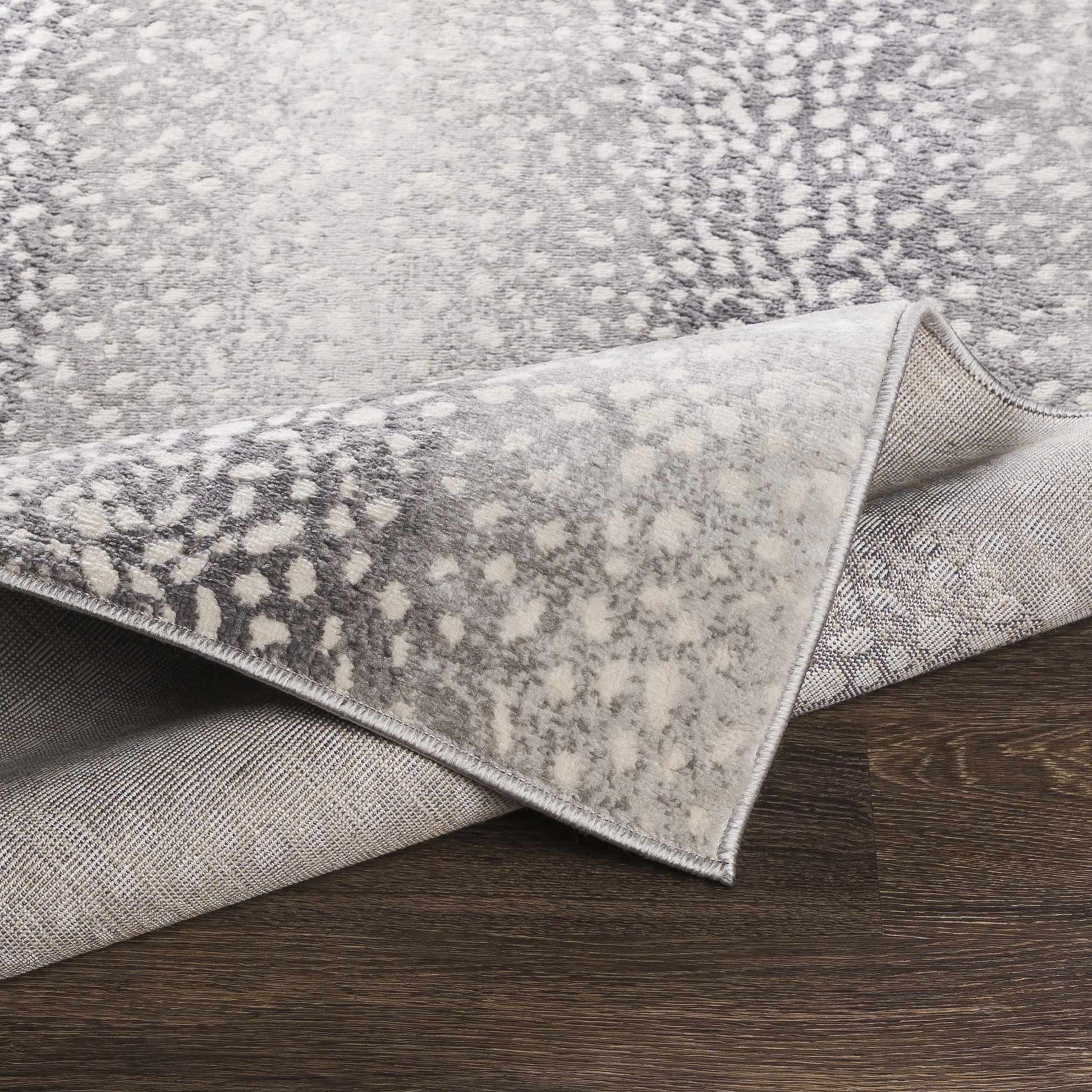 Pointblank Black&Gray Antelope Print Rug-4