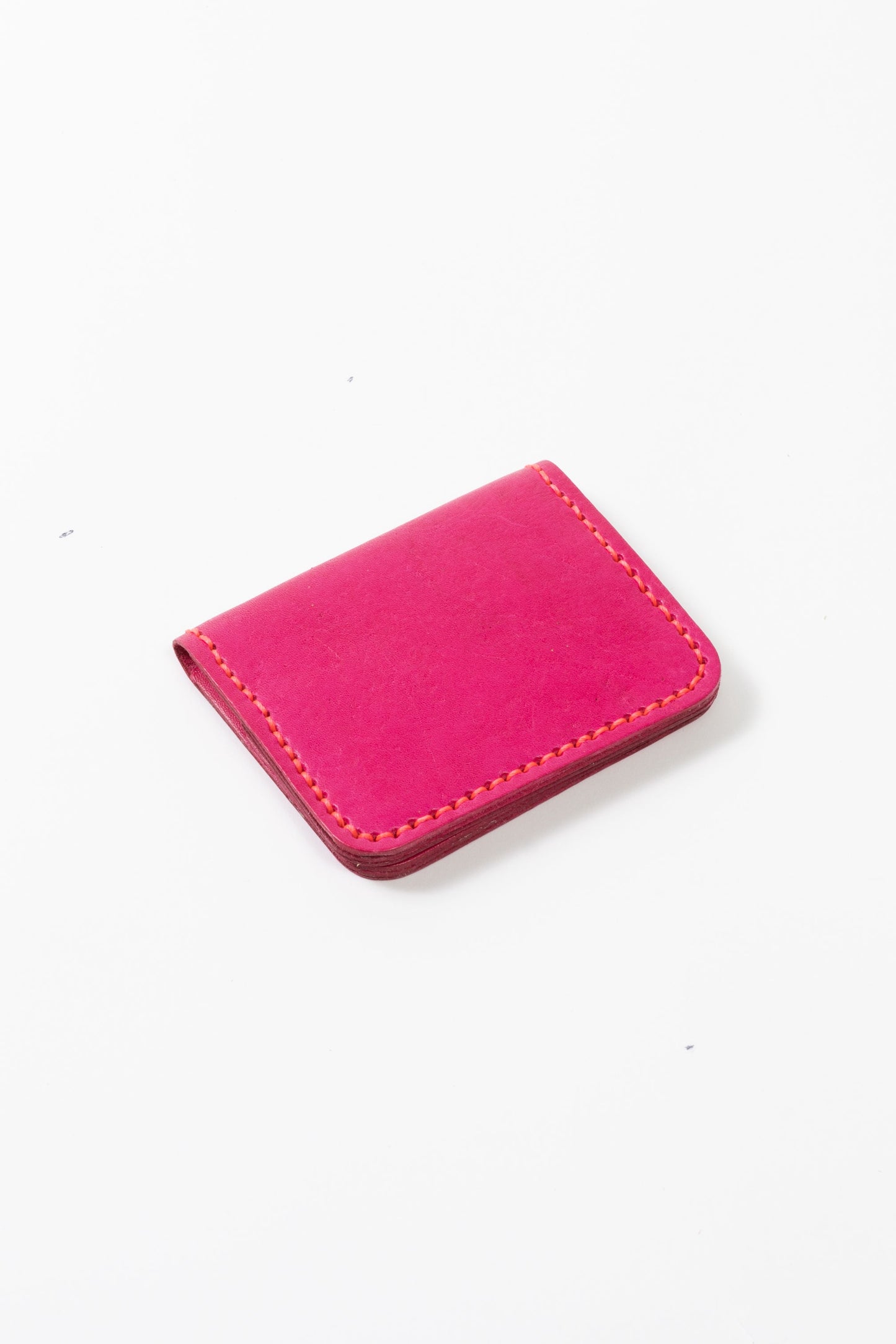 Leather Cardholder Wallet Pink