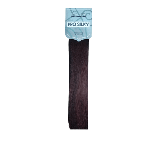 Hollywood 100% Human Hair  Pro Silky Weavings 12''