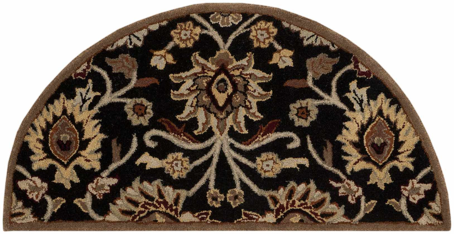 Conesus 1053 Hand Tufted Black Wool Rug-6