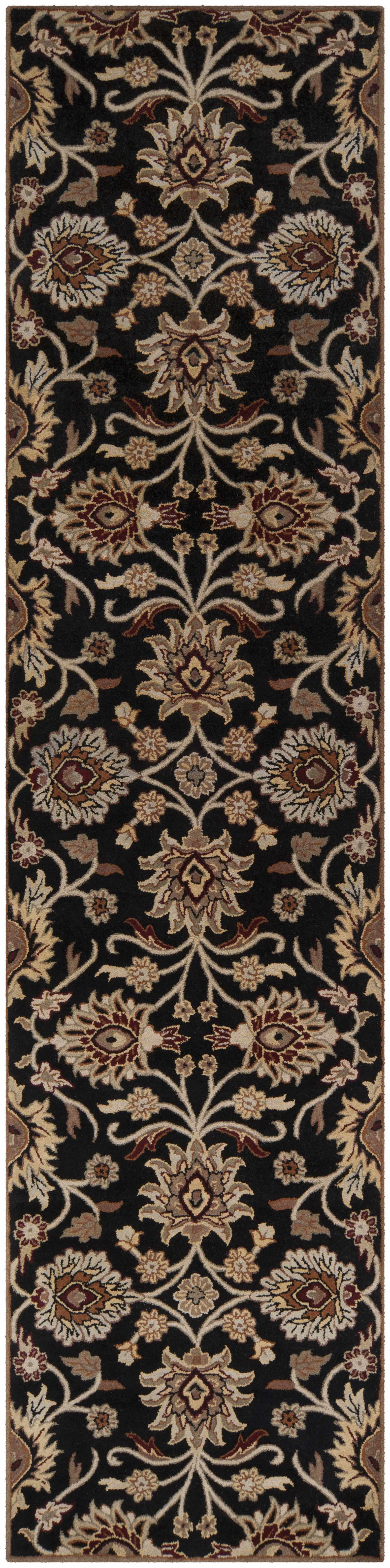 Conesus 1053 Hand Tufted Black Wool Rug-11