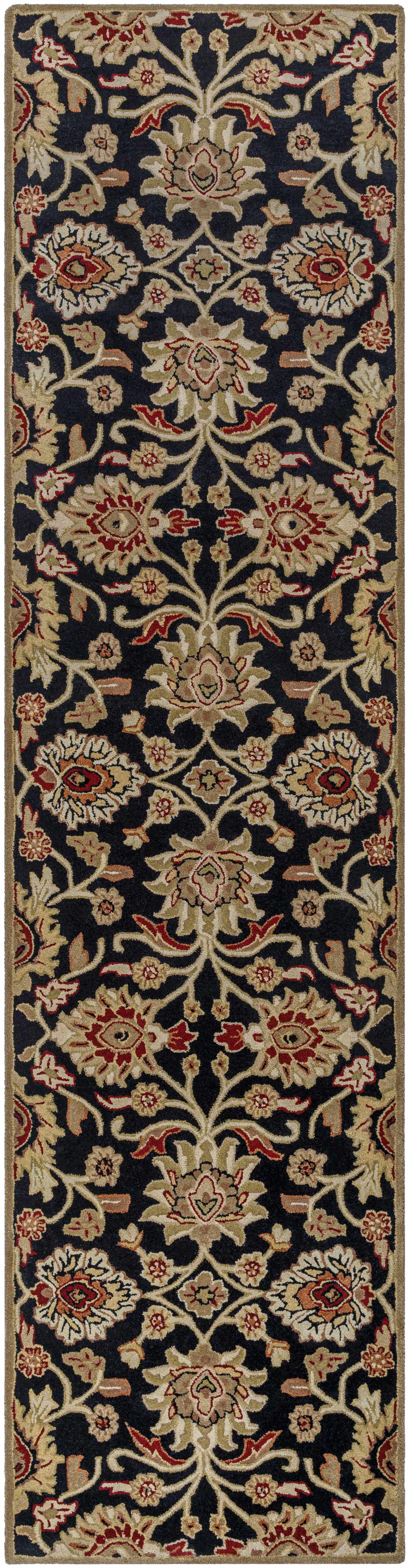 Conesus 1053 Hand Tufted Black Wool Rug-14