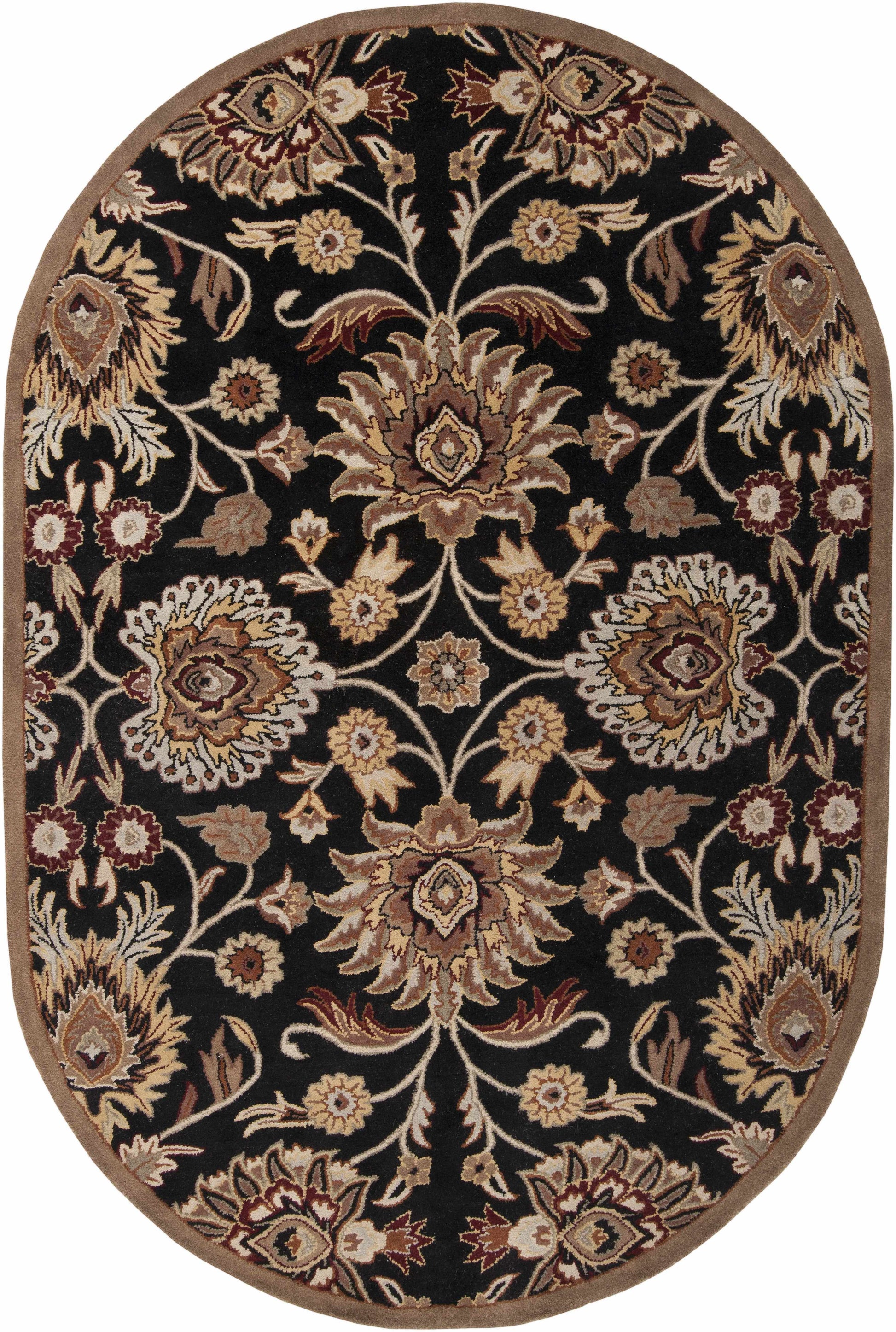 Conesus 1053 Hand Tufted Black Wool Rug-9