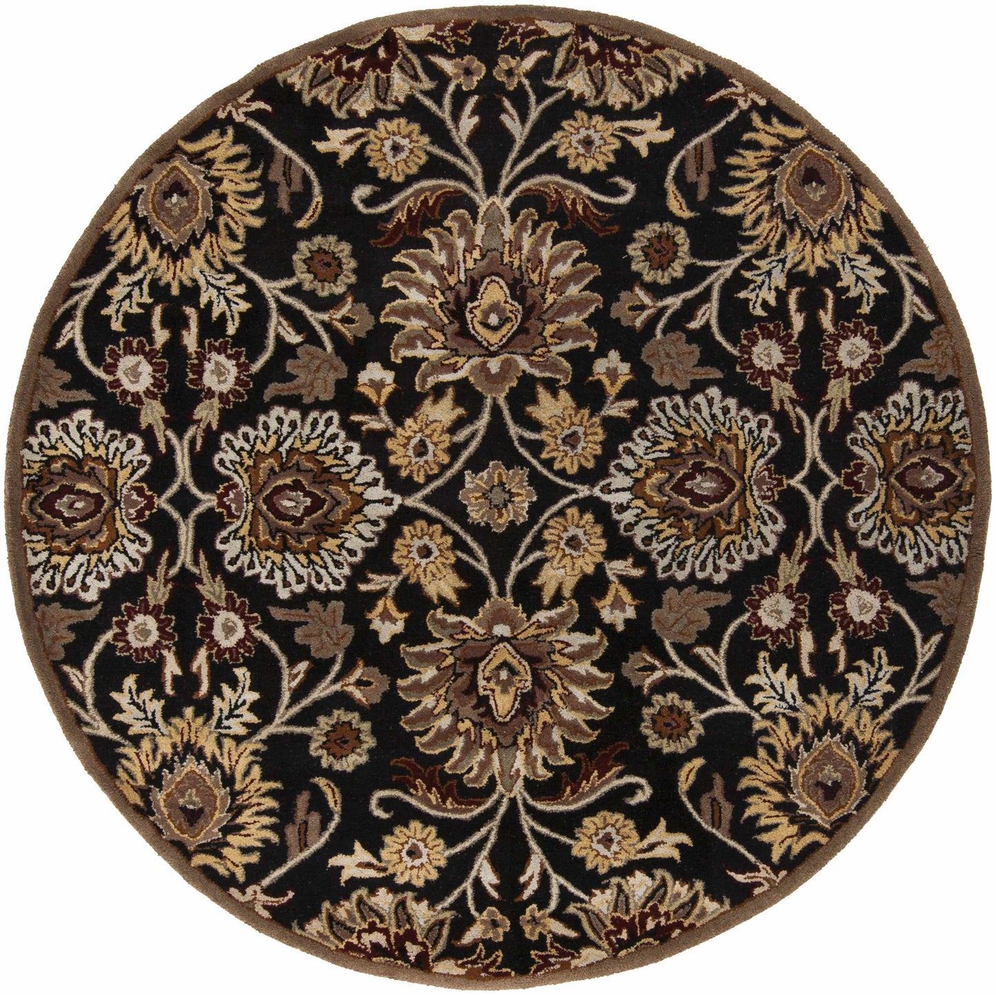 Conesus 1053 Hand Tufted Black Wool Rug-7