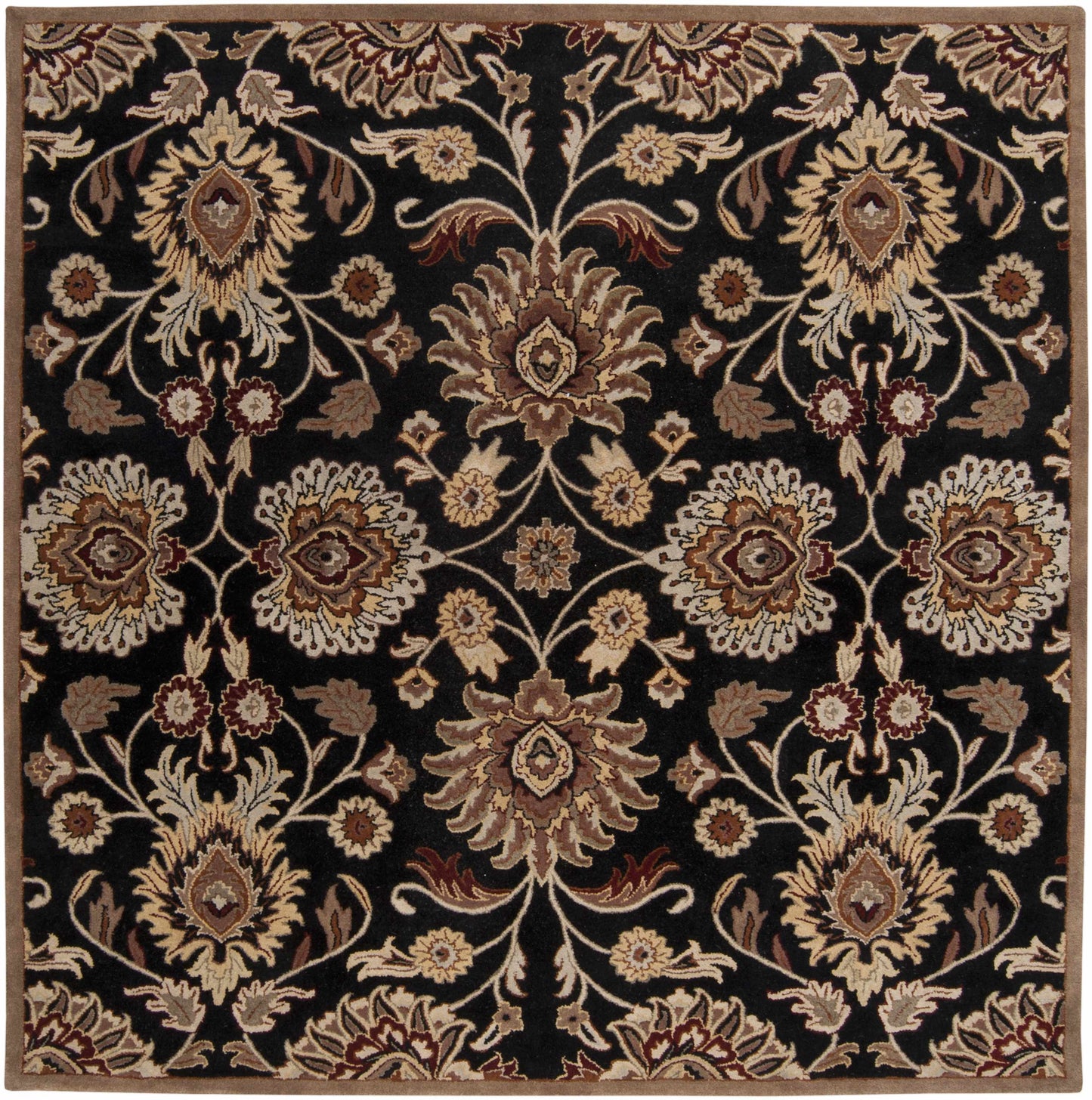 Conesus 1053 Hand Tufted Black Wool Rug-8