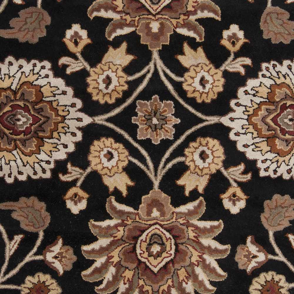 Conesus 1053 Hand Tufted Black Wool Rug-4