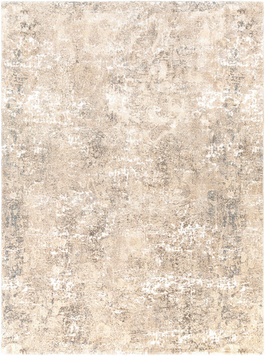 Holtsville Abstract Ivory Thick  Rug