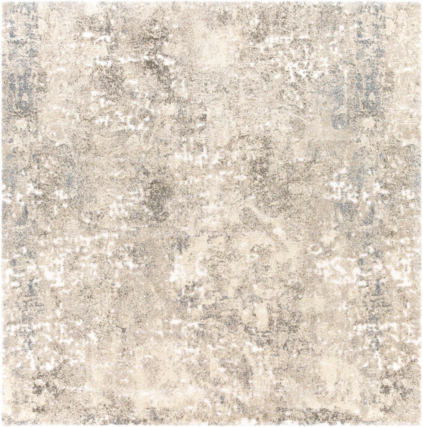 Holtsville Abstract Ivory Thick  Rug