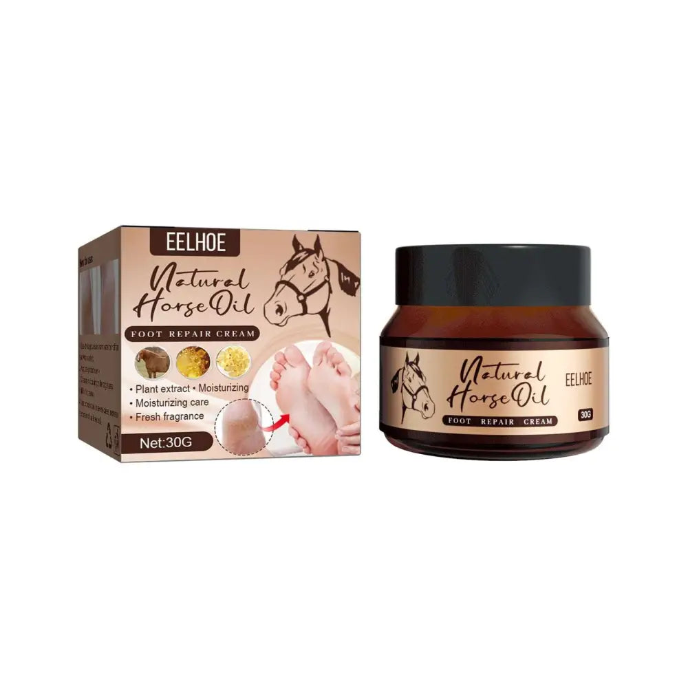 Horse Oil Foot Cream for Dry Cracked Feet