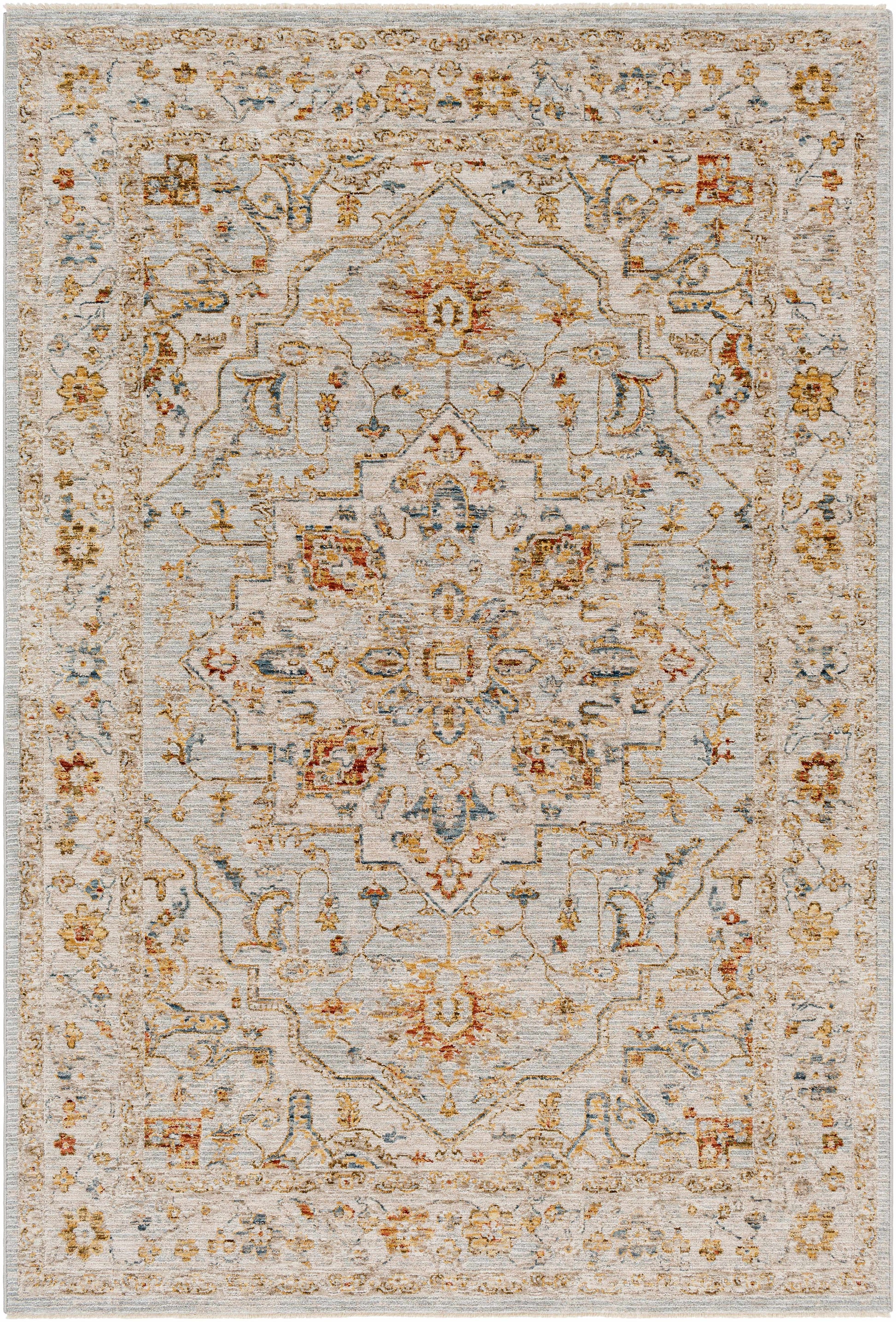 Huguley Floral Cream Luxe Rug-0