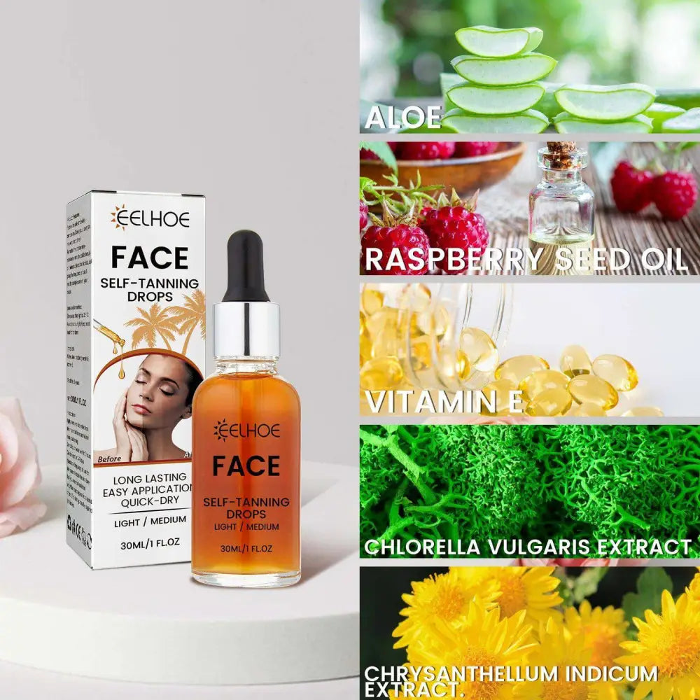 Hydrating Facial Tanning Essence for Bronzed Skin
