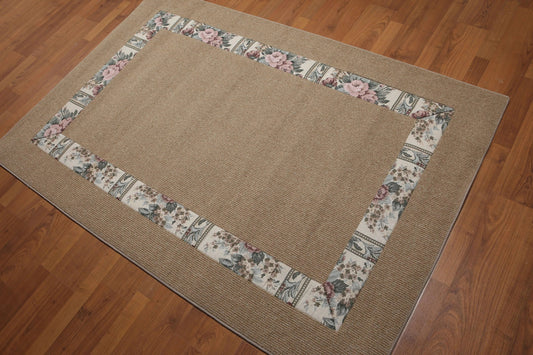 4' x 6' Modern Natural fiber 100% Sea Grass area rug  Natural-0