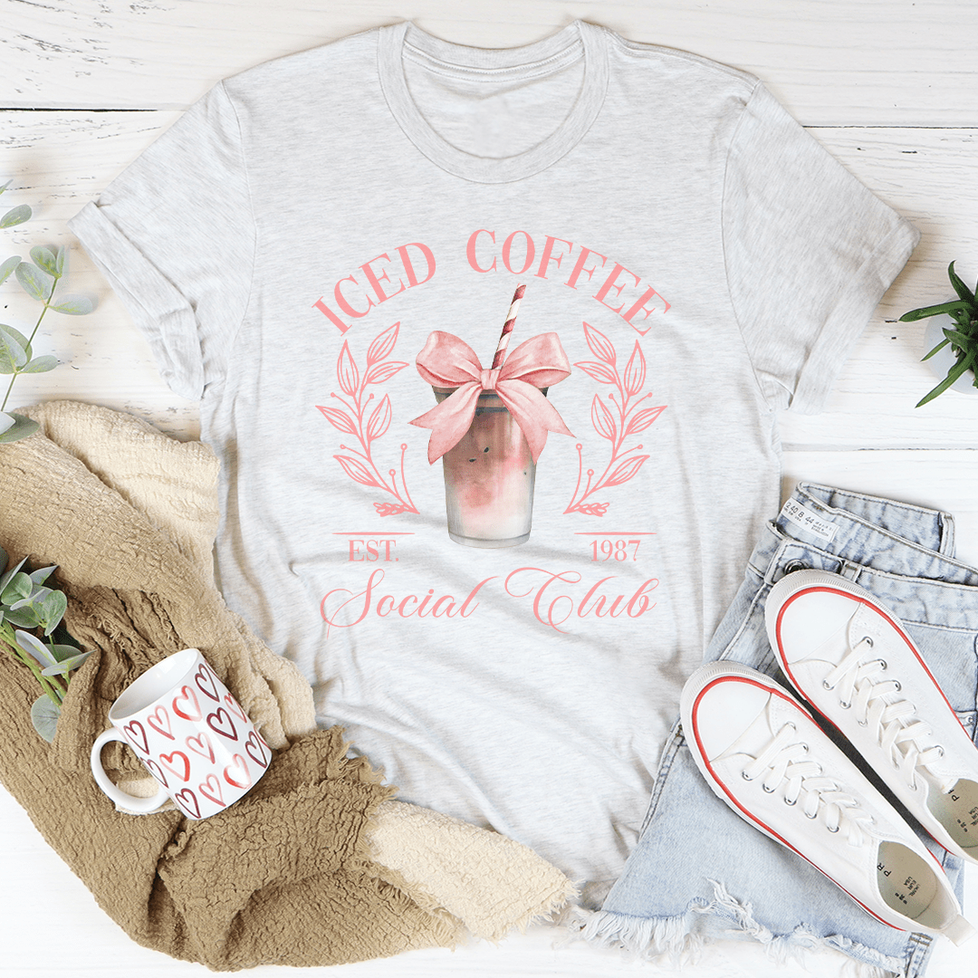 Iced Coffee Social Club Tee-3