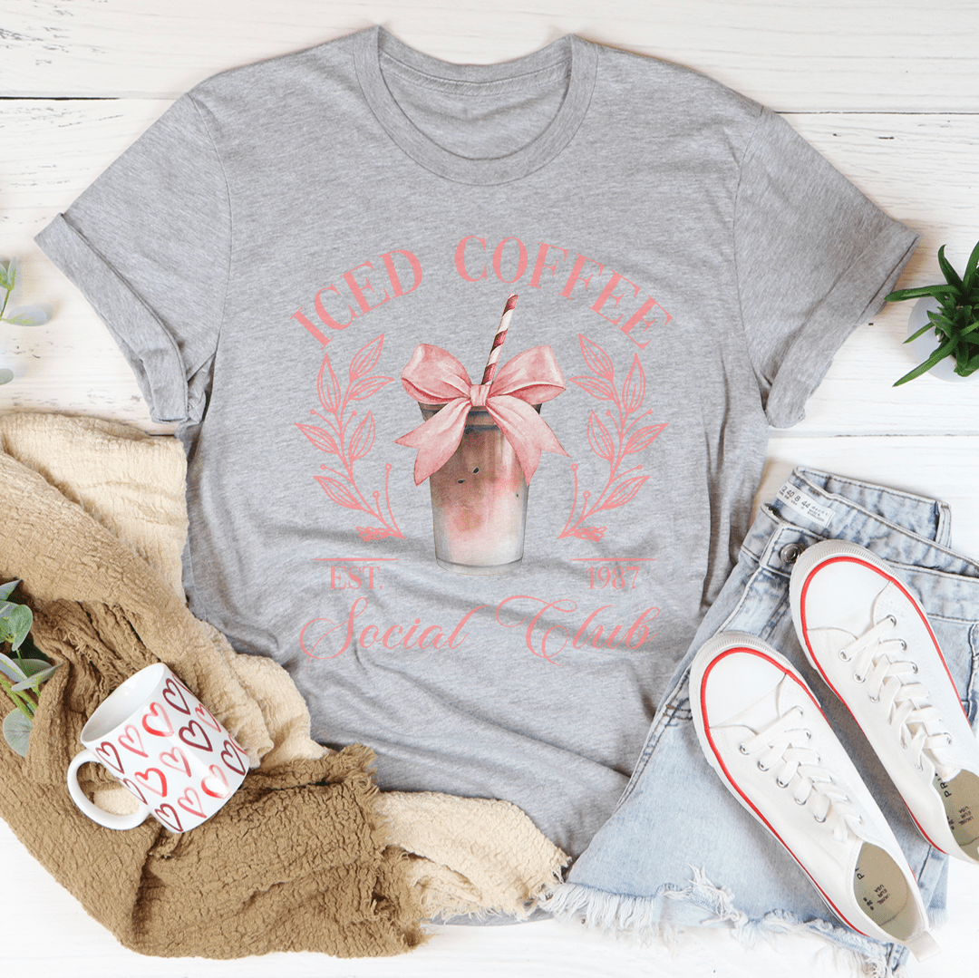 Iced Coffee Social Club Tee-2