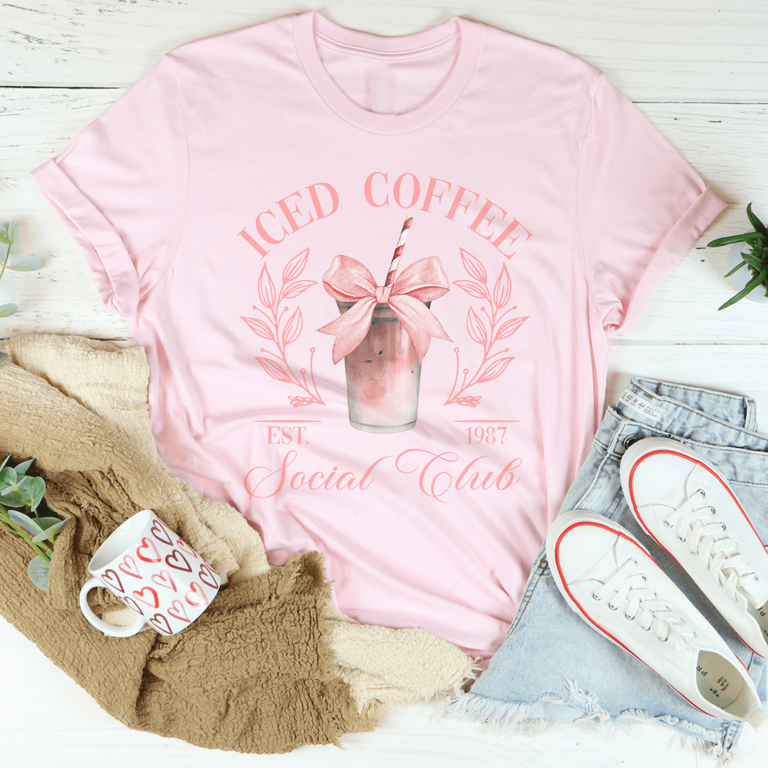 Iced Coffee Social Club Tee-1