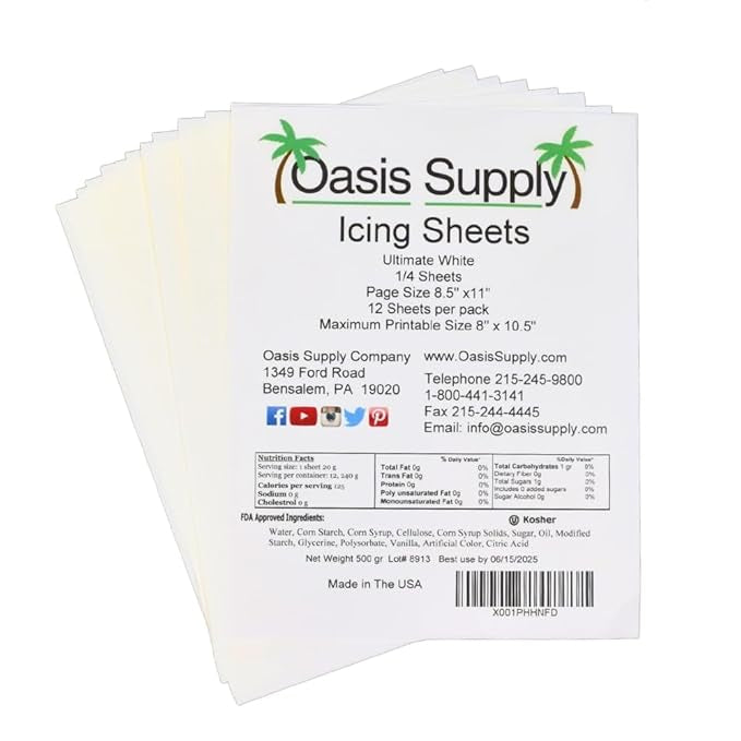 SAMPLE Icing Sheets for Creators