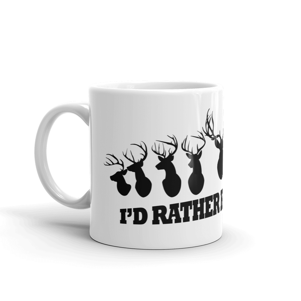 I'd Rather Be Hunting Coffee Mug-2