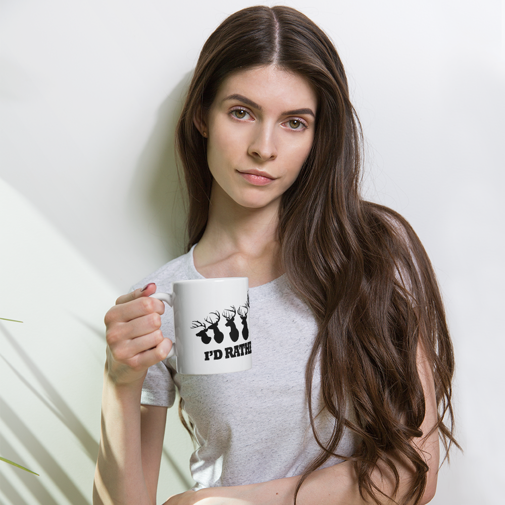 I'd Rather Be Hunting Coffee Mug-3