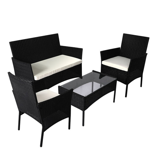 Levede 4PCS Outdoor Furniture Setting-0