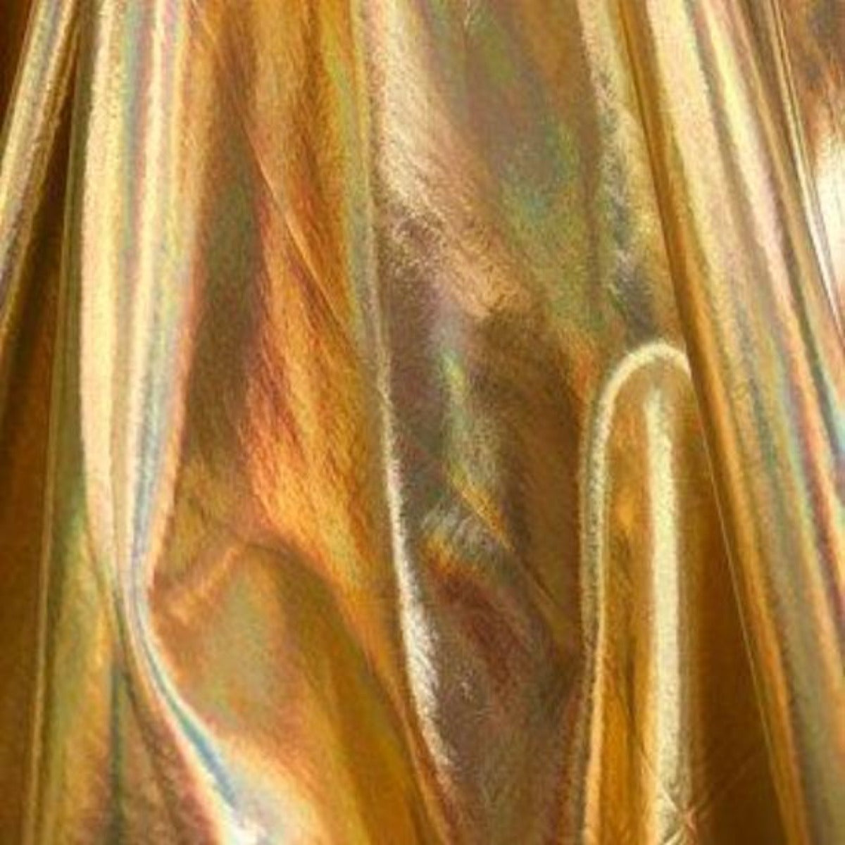 Metallic Iridescent Foil Spandex Fabric-4
