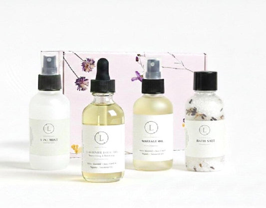 The Ultimate Lizush Natural Spa Experience –4 Piece Artisanal Wellness in a Gift Box-0