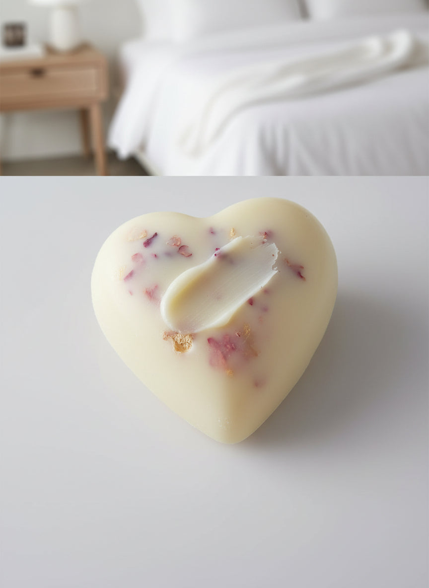 Lotion Bar with Rose Petals-2