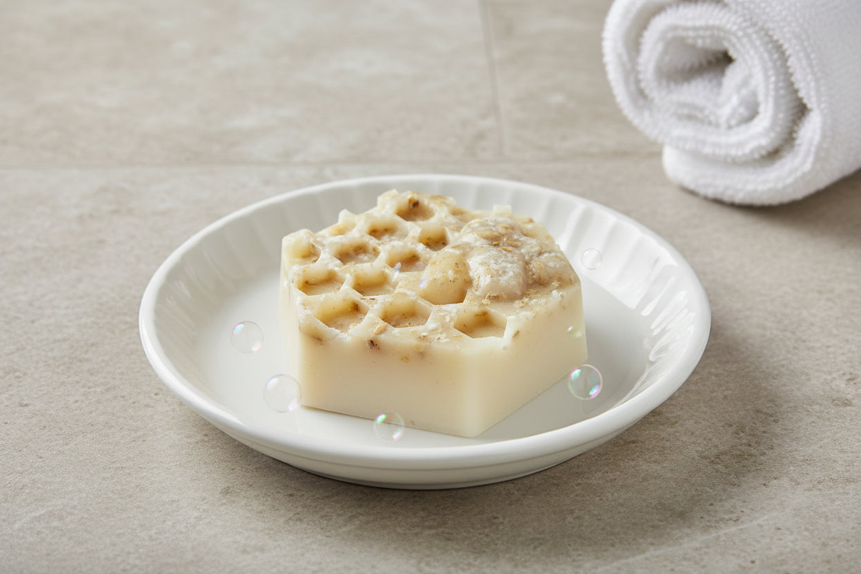 Oats and Honey Soap Bar-1
