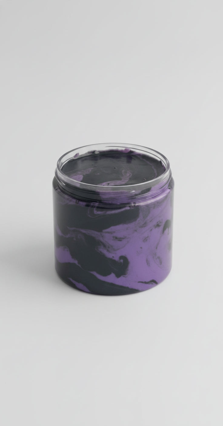 Black Amethyst Whipped Soap with Exfoliant-3