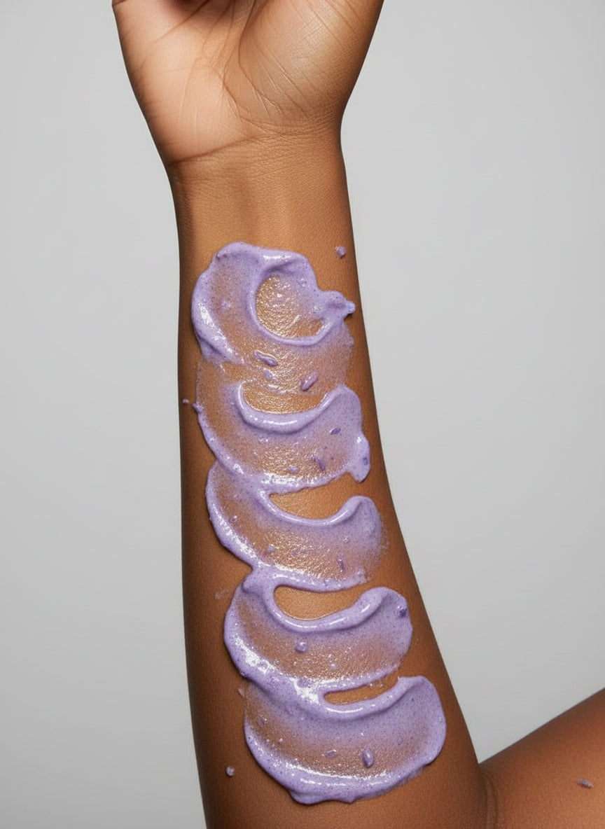 Black Amethyst Whipped Soap with Exfoliant-1