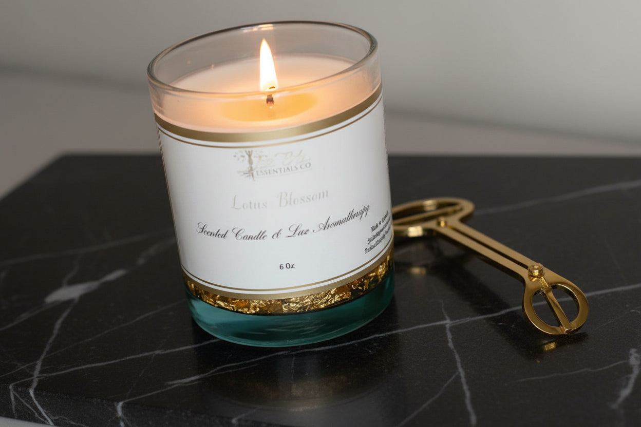 Lux Scented Gold Flakes handmade Candle-0