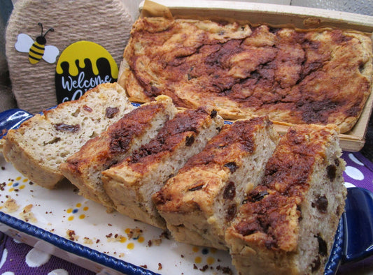 Gluten Free Protein Cinnamon Raisin Bread, Dairy Free, Nut Free, Vegan, Sugar Free Fitness Snack, Clean Eating Breakfast, Graduation Brunch