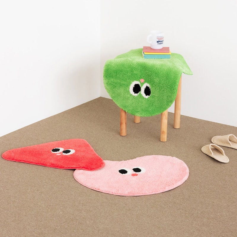 Funny Face Bath Mat Area Rug-0