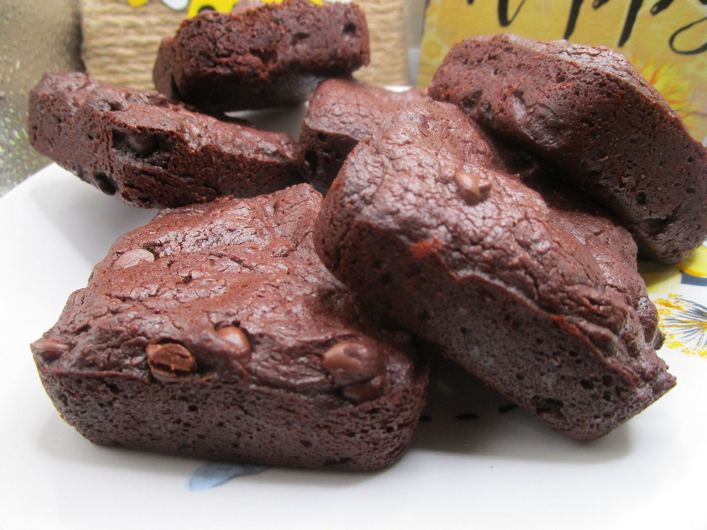 High Protein Brownies, Gluten Free, Dairy Free, Egg Free, Anabolic, Nut Free, Post work out snack, Vegan, Sugar Free, Collagen, Fitness Gift