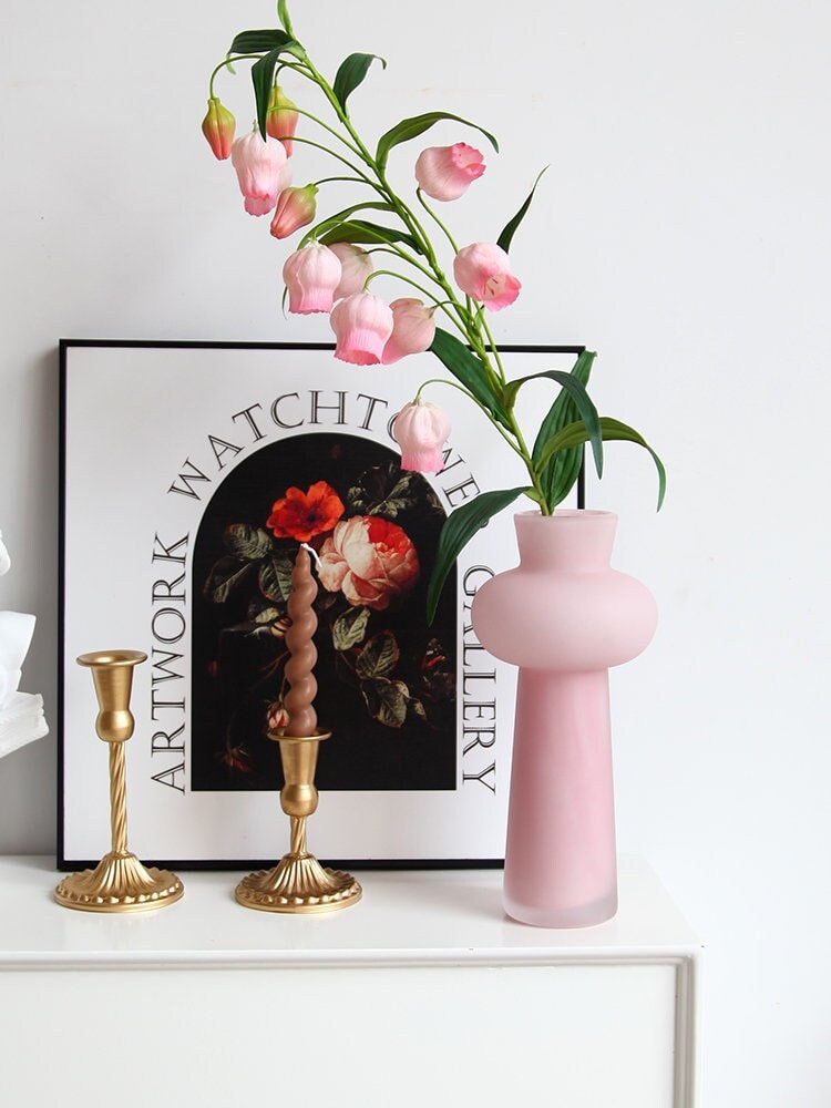 Pink Tall Flower Vase-2