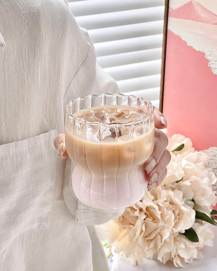 Stripe Coffee Cup Water Tumbler-2
