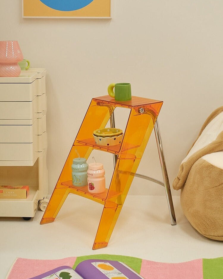 Foldable Ladder Shelf-4