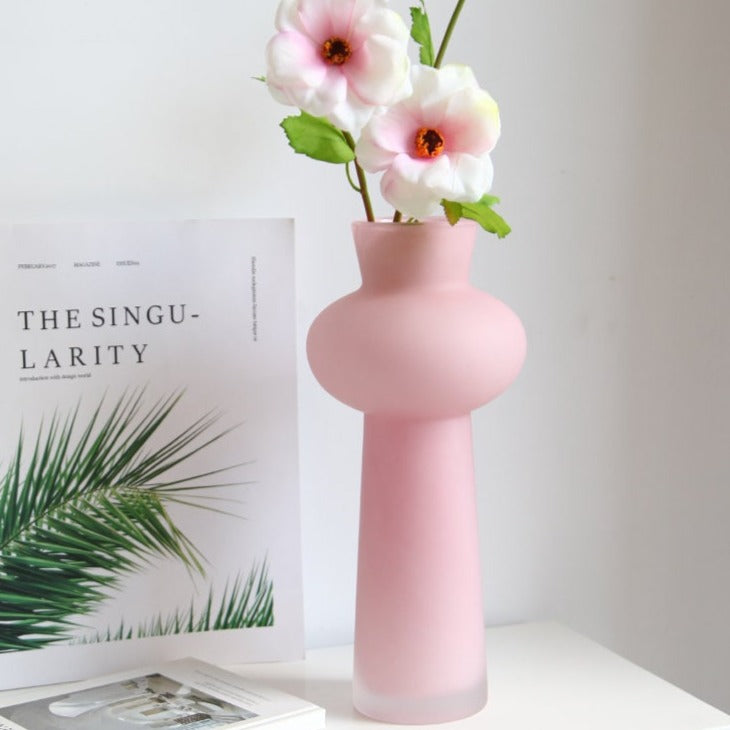 Pink Tall Flower Vase-0