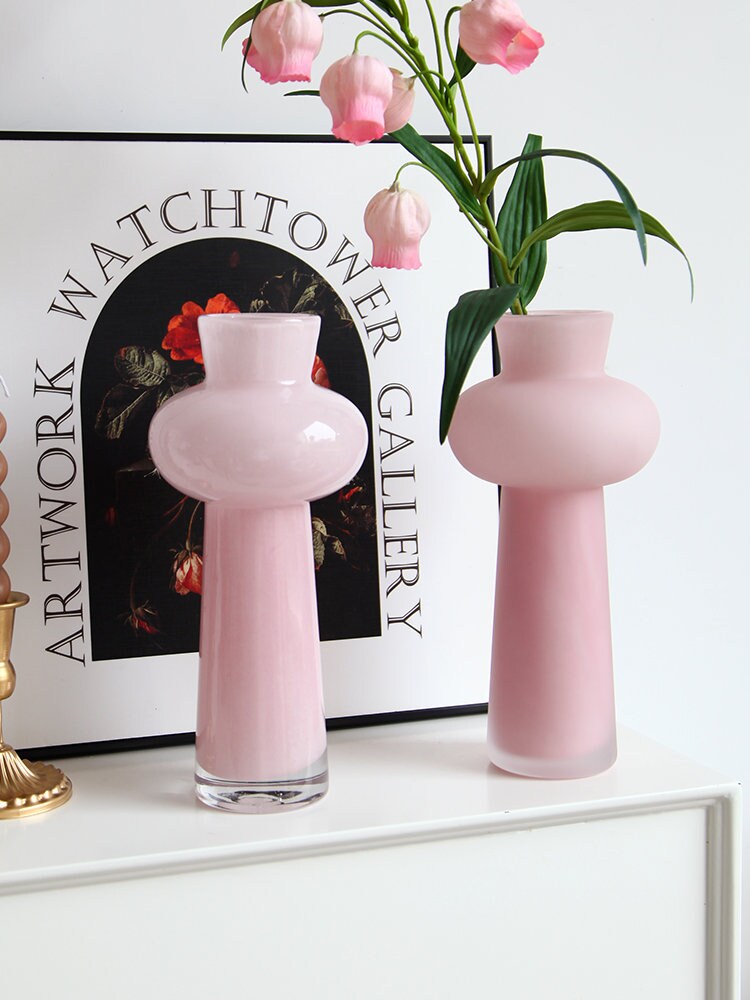 Pink Tall Flower Vase-4