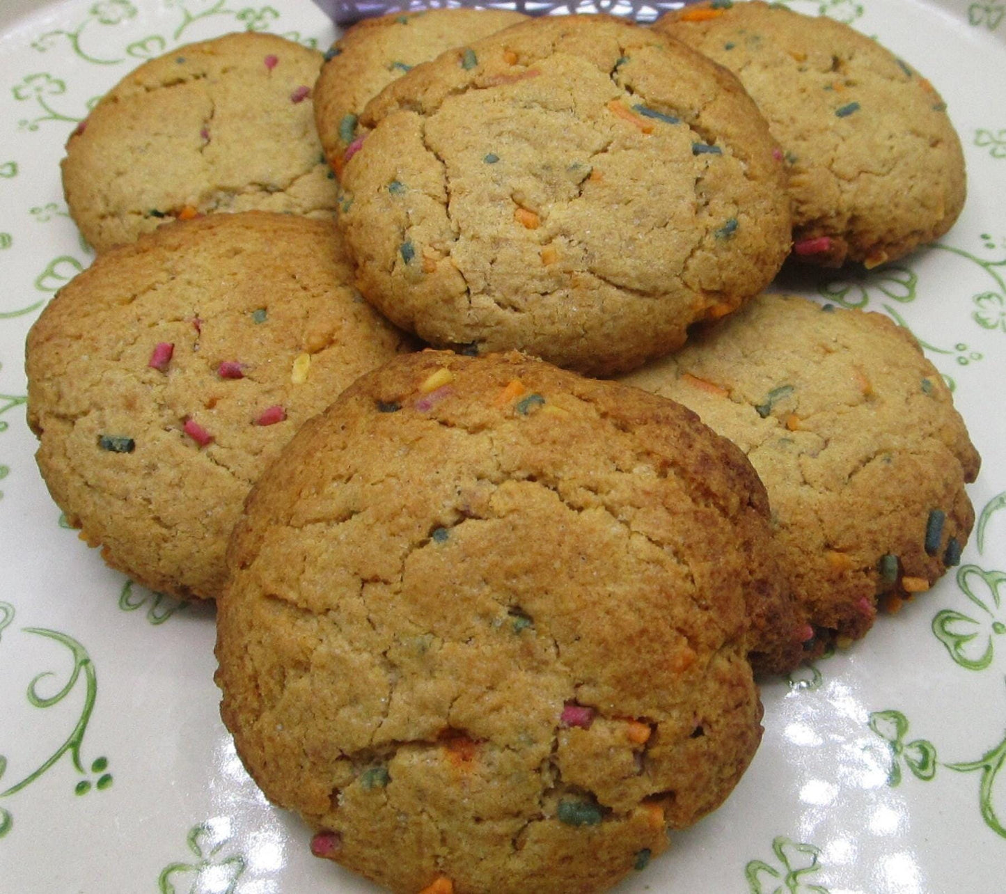 High Protein Cookies, Vanilla Birthday Cake, Gluten Free, Dairy Free, Sugar Free, Anabolic, Vegan Collagen, Post Workout snack, healthy gift