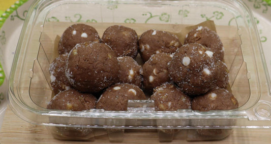 Gluten Free Protein Power Dough Balls, Rocky Road, Dairy Free, Vegan Pea Protein, Low Carb, Fitness snacks, Birthday Gifts, Clean Eating