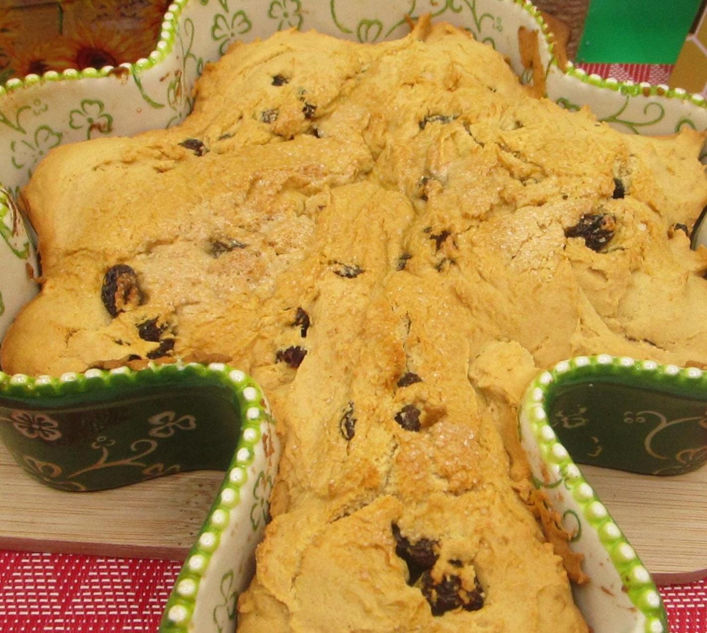 High Protein Irish Soda Bread, Gluten Free, Vegan, Dairy Free, Egg Free, Nut Free, Saint Patrick's Day, Sugar Free, Clover, Fitness Gifts