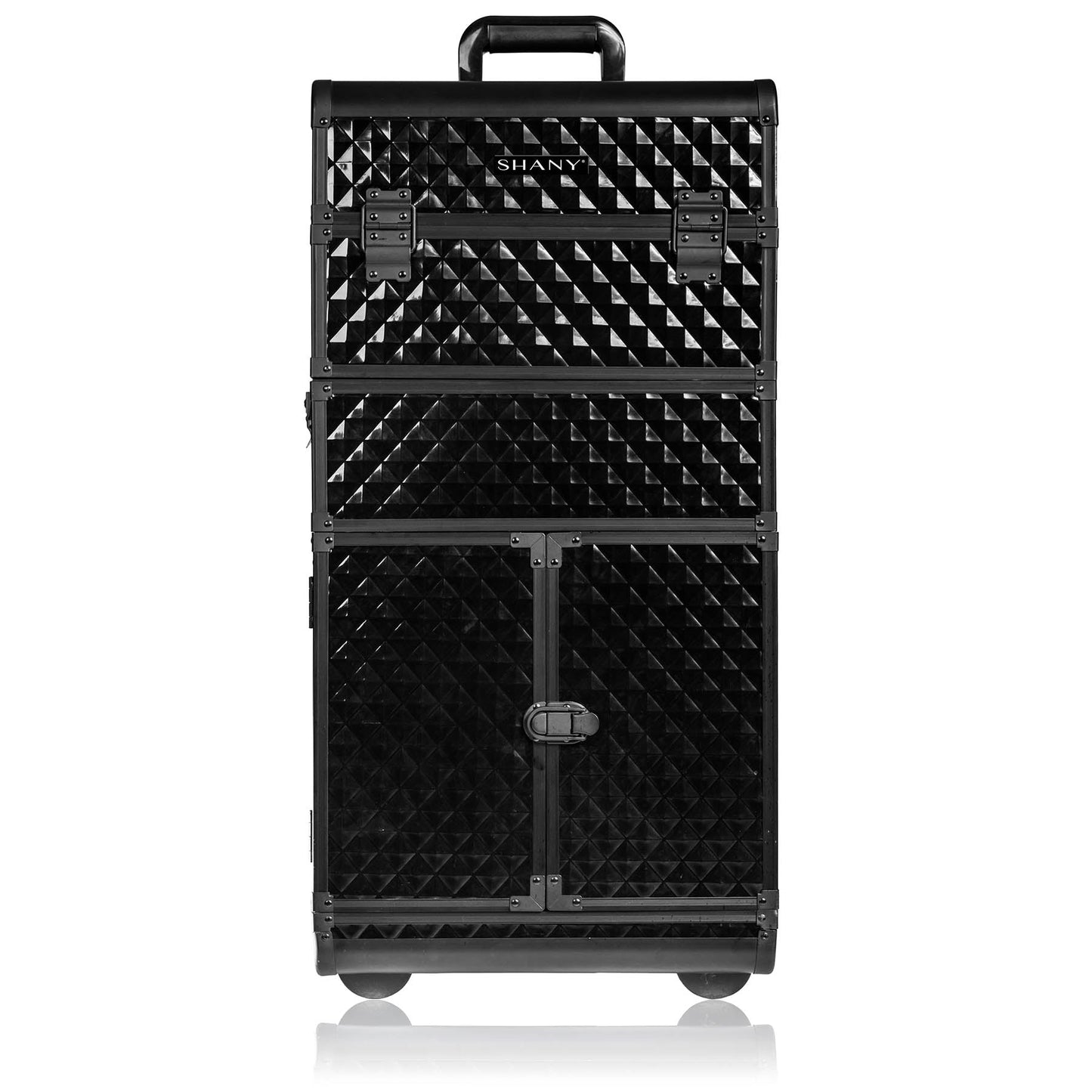 REBEL Series Pro Makeup Artists Rolling Train Case Trolley Case-3