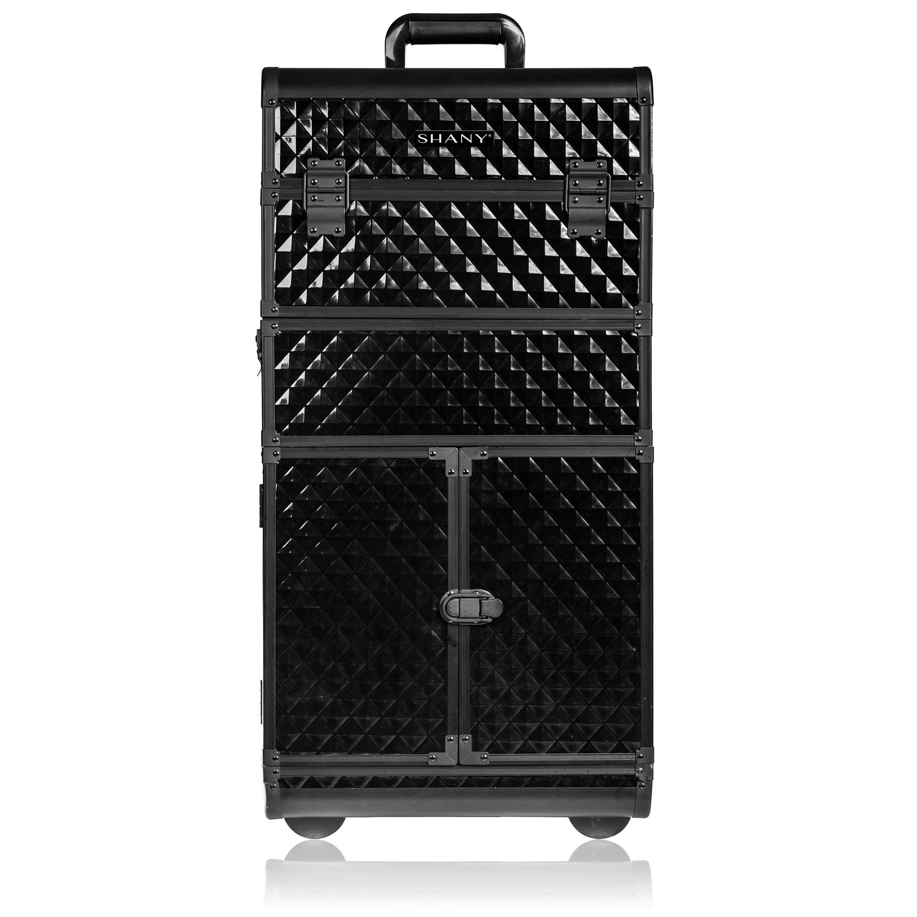 REBEL Series Pro Makeup Artists Rolling Train Case Trolley Case-3